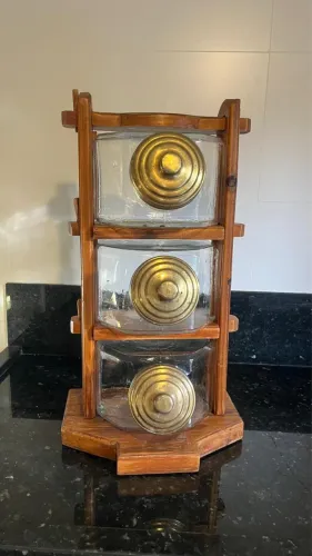 BALEIRO ANTIGO IMPORTADO DO URUGUAI - PEÇA RARA E DECORATIVA