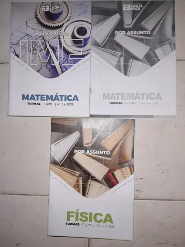 Apostilas de exatas por assunto (AFA)+ apostila de matemática para o IME...+ Brinde.