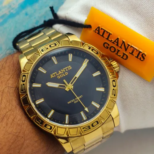 Relógio masculino novo original prova d'água luxo