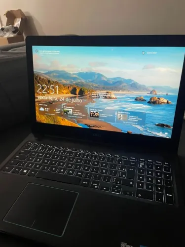 Notebook Dell G3 i7-8750H GTX 1050 Ti SSD 256 GB + HD 1 TB