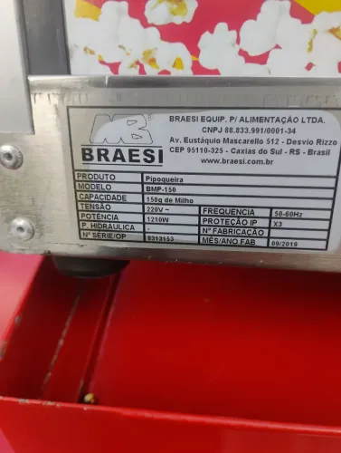 Vendo pipoqueira elétrica profissional 