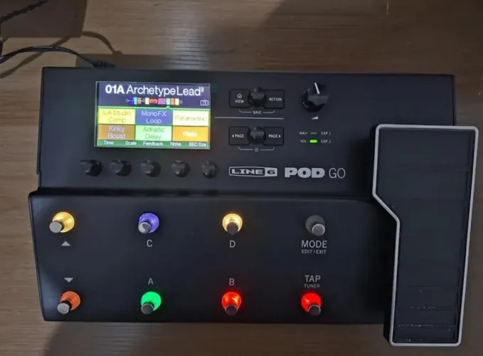 Pedaleira POD GO LINE 6