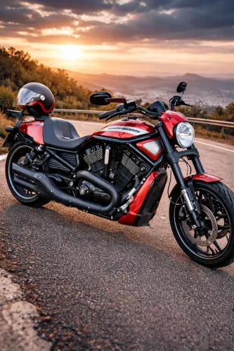 Harley Davidson Moto Custom de Alto Desempenho - Estilo, Potência e Presença 