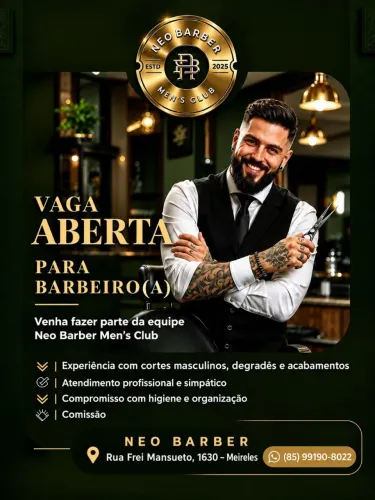 Vaga para Barbeiro