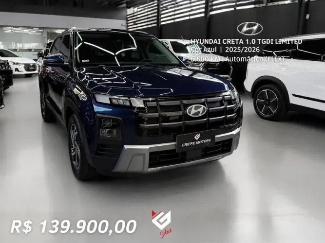 Hyundai Creta Limited 1.0 TB 12V Flex AUT 2026