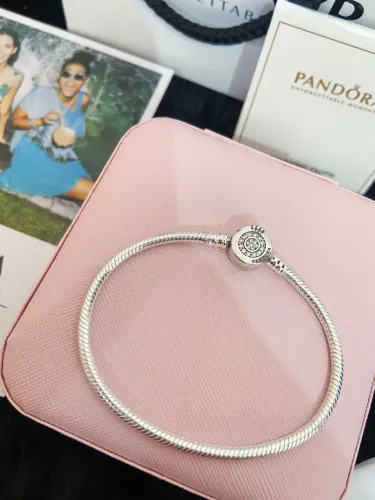 Pulseira pandora coroa brilhante