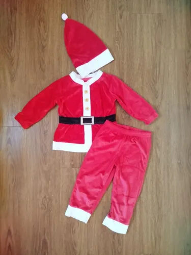 Fantasia de Papai Noel Zara Kids Tamanho 2 anos 