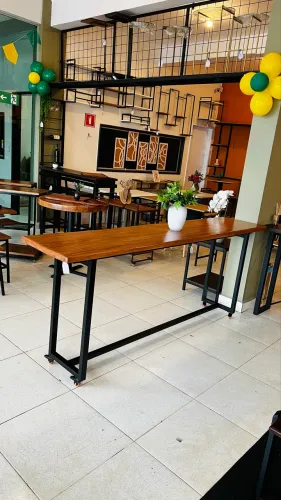 Bancada industrial - área gourmet