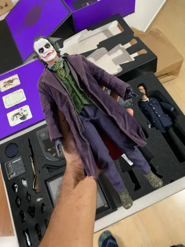 Hot toys NOVO 1/6 joker batman dx01 policial coringa batman dark knight cavaleiro oficial