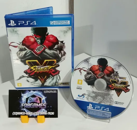 Jogo PS4 STREET FIGHTER 5. Aqui na LOJA FABGAMES