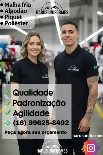 Uniformes? Fale com a Harus!