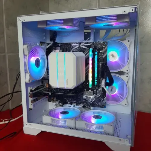 Gabinete Gamer Aquário Branco
