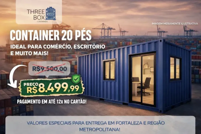 PROMOÇÃO!! Contêiner 20 pés 