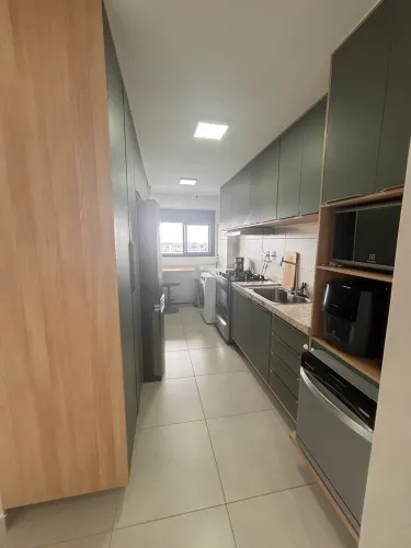 Três quartos mobiliado no Athenas Future