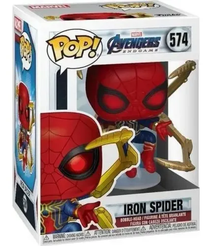 Compatível Pop! Funko Homem Aranha Iron Spider # 574 | Marvel Original