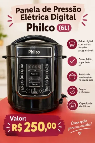 Panela de Pressão Elétrica