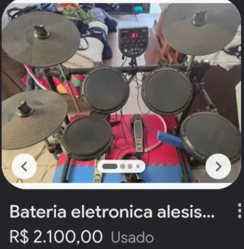Bateria eletrônica DM6 ALESIS