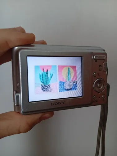 Sony Cybershot funcionando