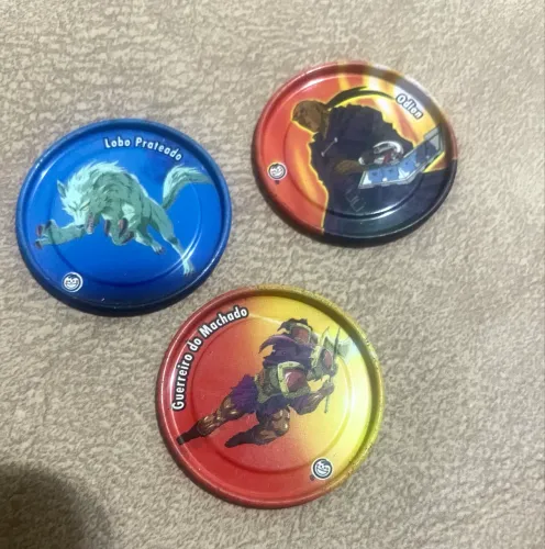 3 Tazos Yu Gi Oh