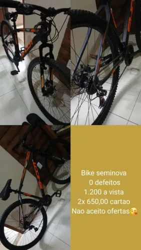 Bicicleta seminova
