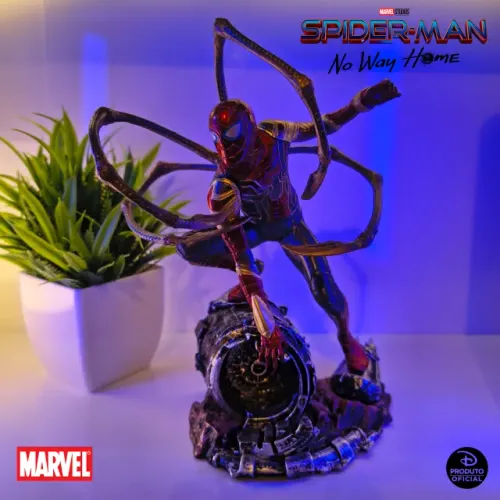 Action Figure Spider Man: No Way Home 25 cm | Iron Spider - Marvel Studios® | Colecionável