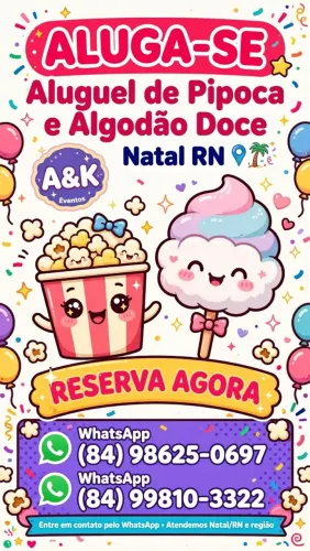 Pipoca E Algodao Doce