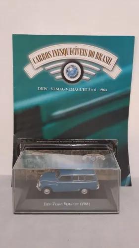 MOBILE TOY MT DKW Vemag Vemaguet 1964 Carros Inesquecíveis do Brasil 1:43 Novo Lacrado
