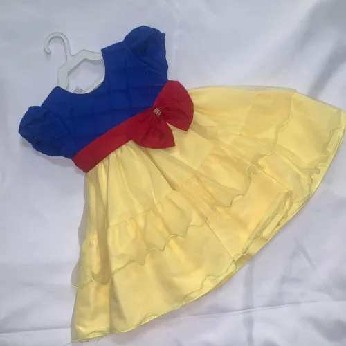 Vestido infantil Branca de Neve