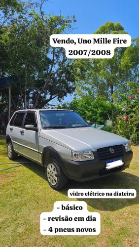 Fiat Uno Mille 1.0 Fire/ F.flex/ Economy 4P 2008