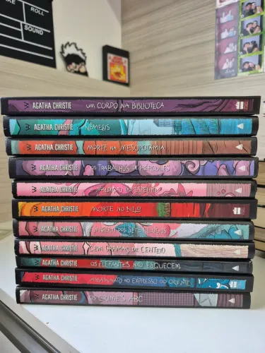 Livros Agatha Christie capa dura