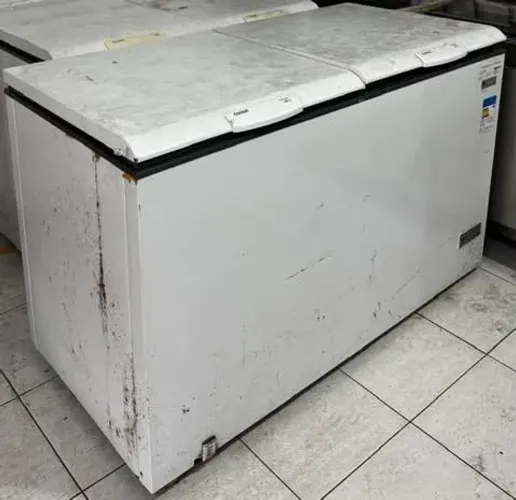 Freezer branco horizontal 2 portas
