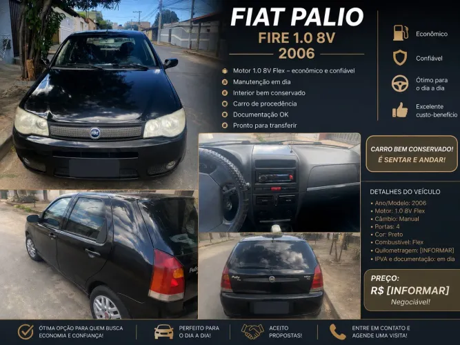 Fiat Palio ELX 1.0 Fire/30 Anos F. Flex 8V 4P 2006