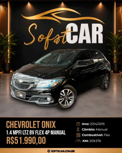 Chevrolet Onix Hatch LTZ 1.4 8V Flex Power Mec. 4P 2015