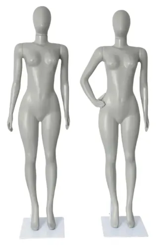 Manequim Feminino com suporte e 2 posições de Braço