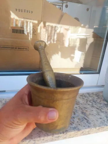 Pilão de bronze