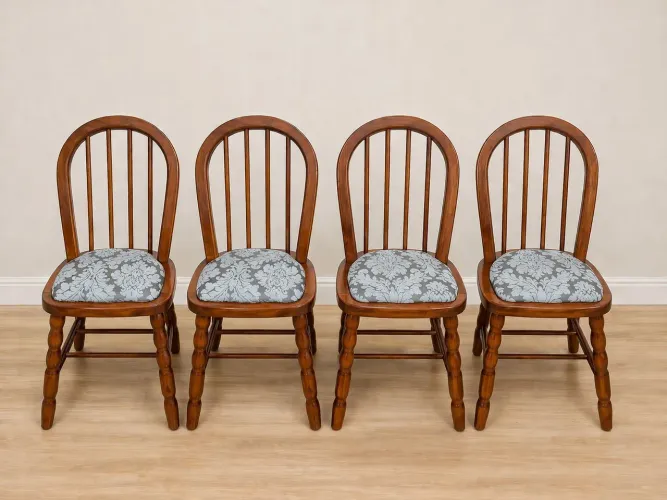 Conjunto de 4 cadeiras colonial