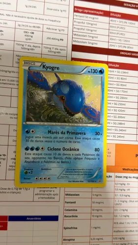 Carta Pokémon Kyogre Holo 53/160 - XY Primal Clash / Conflito Primo (PT)