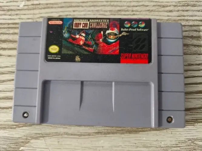 Fita Michael Andretti's Indy Car Challenge Snes Original