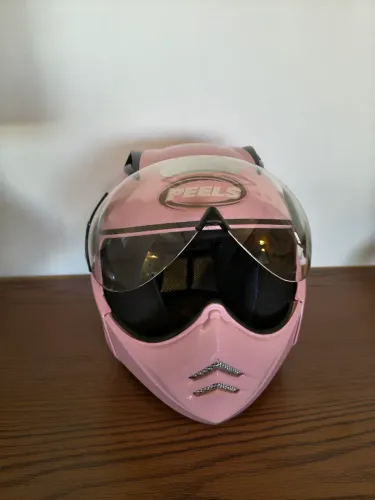 Capacete Peels Mirage Rosa N° 56 Original Inmetro