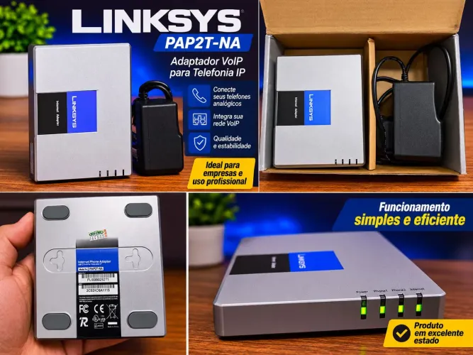 Adaptador Linksys PAP2T - Voip
