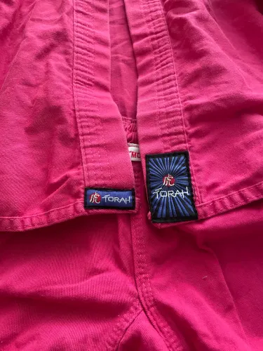 Kimono infantil rosa