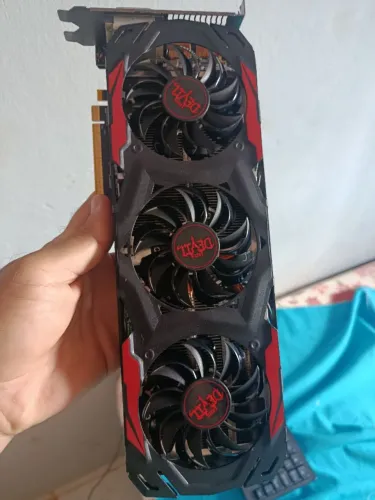 Rx 570 4gb triplo fan Red Evil