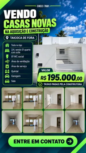 A venda 2/4 Taiçoca de Fora Socorro SE - Mande seu contato