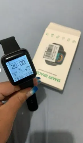 Smartwatch Relógio D20 coloca foto na tela