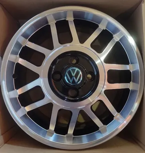Rodas Aro 15 Snow Flakes 4x100 Novas Com Borda