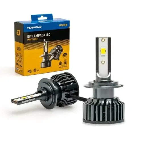 Kit Tarponn Lâmpada Ultra LED C/ Canbus Force 6000 Premium H7