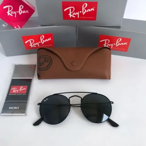Óculos Ray ban Ponte Dupla Black Matte Lentes de cristal
