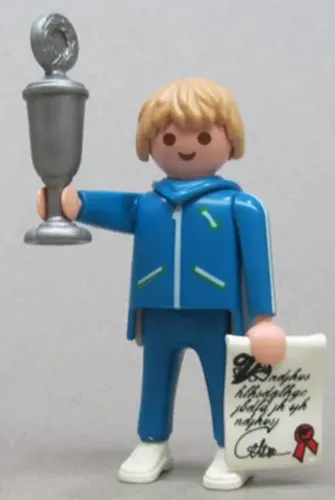 Playmobil figura da série 1 Atleta campeao