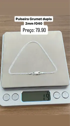 Pulseira Grumet duplo 2mm