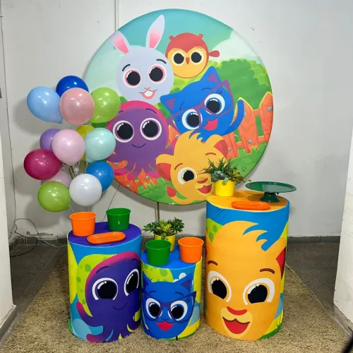 Aluguel de Kit Decoração Festa Infantil / Pegue monte